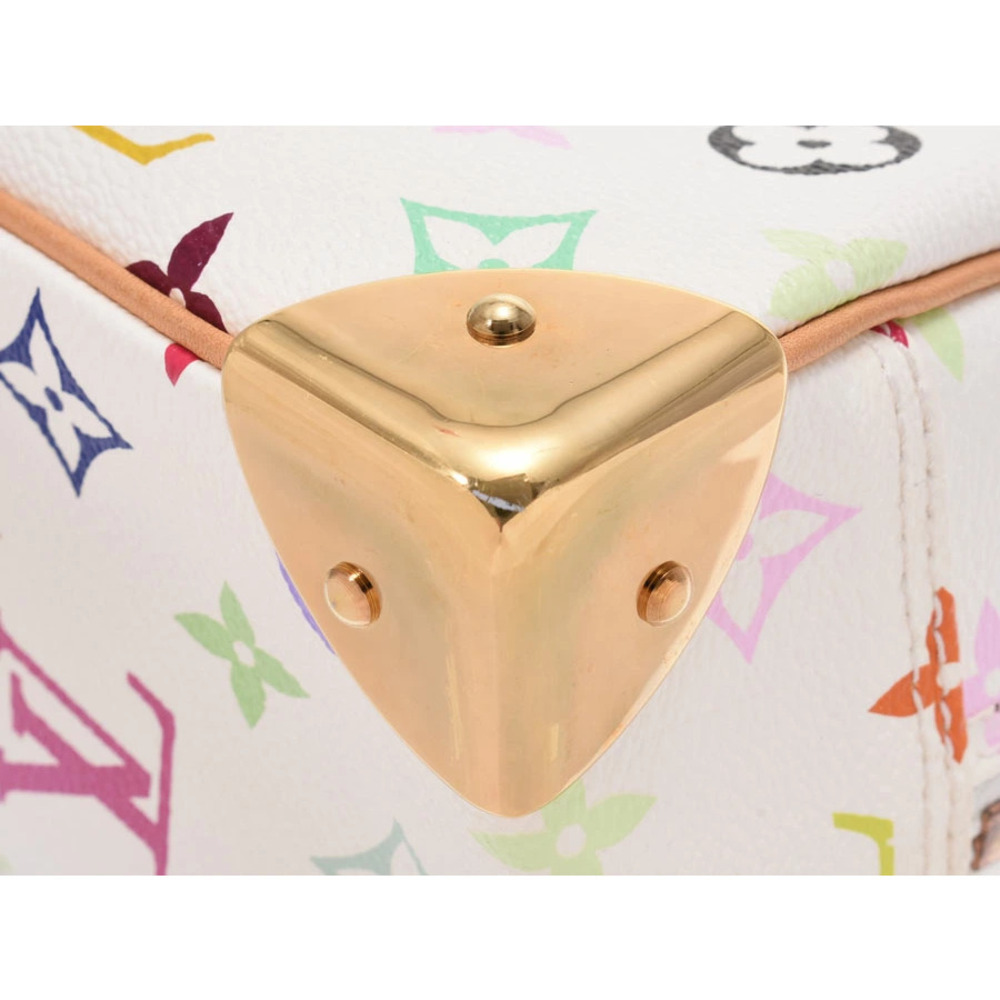 Louis Vuitton Multicolor Trouville White Leather Handbag - Picture 7 of 11